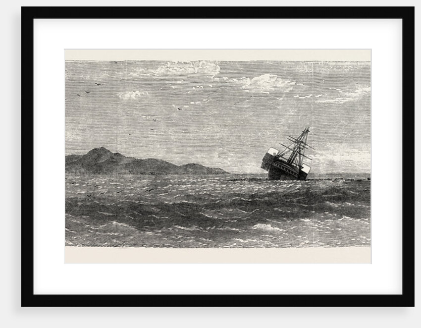 Wreck of the Royal Mail Steamship Paramatta on the Horseshoe Reef, Near Anagado, One of the West India Islands, 1859 by Anonymous