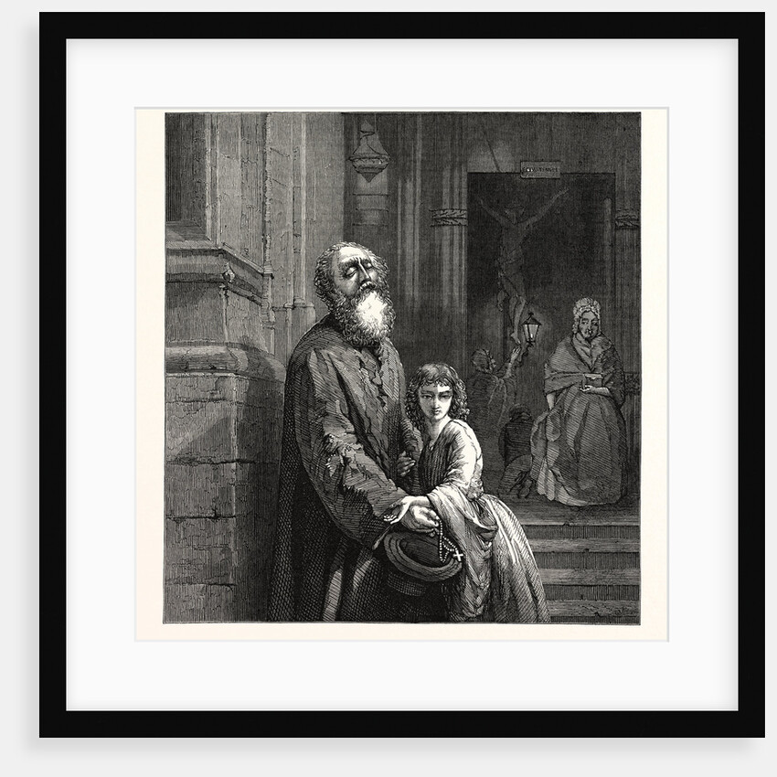 The Blind Beggar., in the National Gallery. 1859 by Anonymous