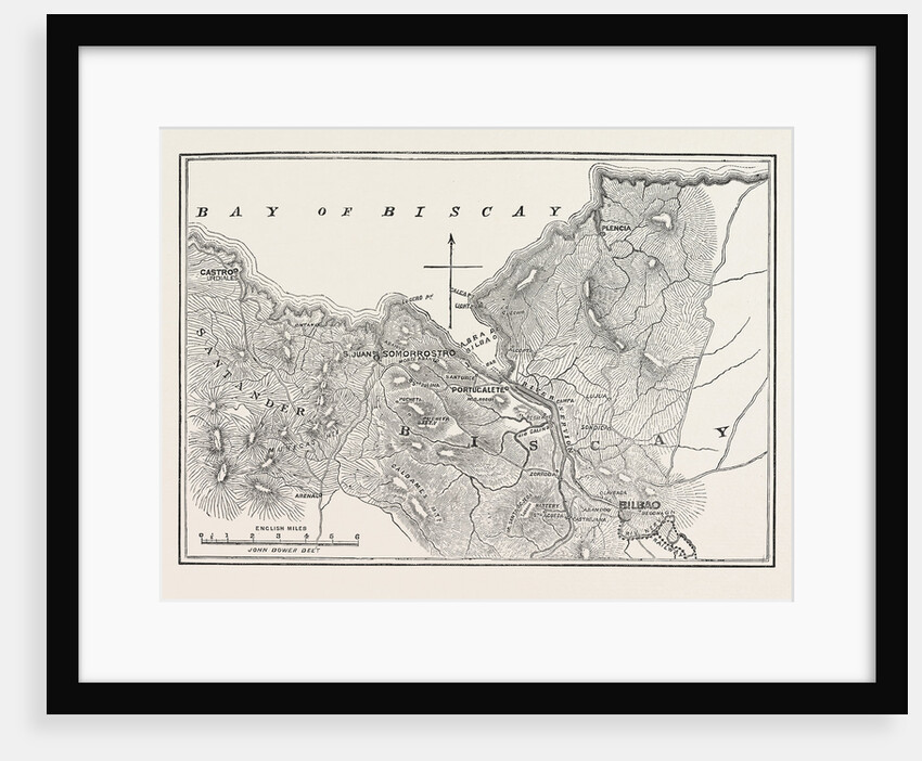 Plan of Bilbao and Somorrostro, 1874 by Anonymous