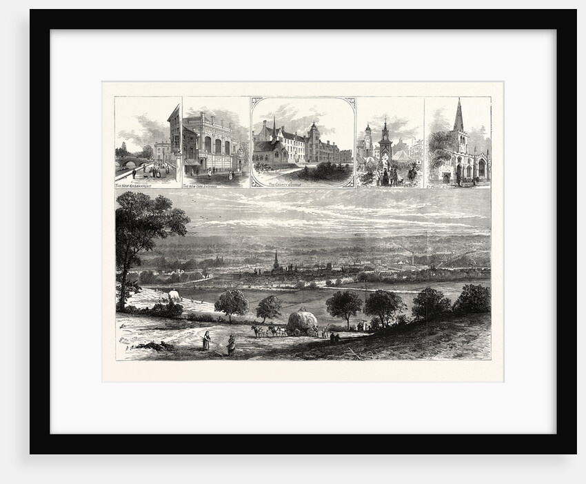 Bedford, the Meeting Place of the Royal Agricultural Society, 1874 by Anonymous