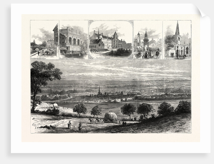 Bedford, the Meeting Place of the Royal Agricultural Society, 1874 by Anonymous