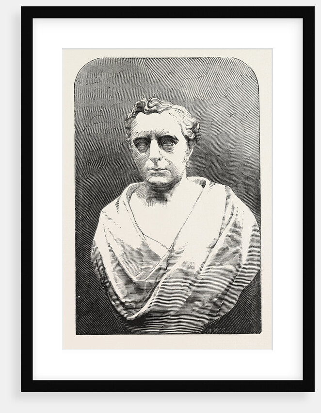 Bust of Mr. Robert Stephenson, M.P. 1858 by Anonymous