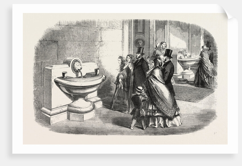 Drinking Fountains at the British Museum, London, 1860 by Anonymous