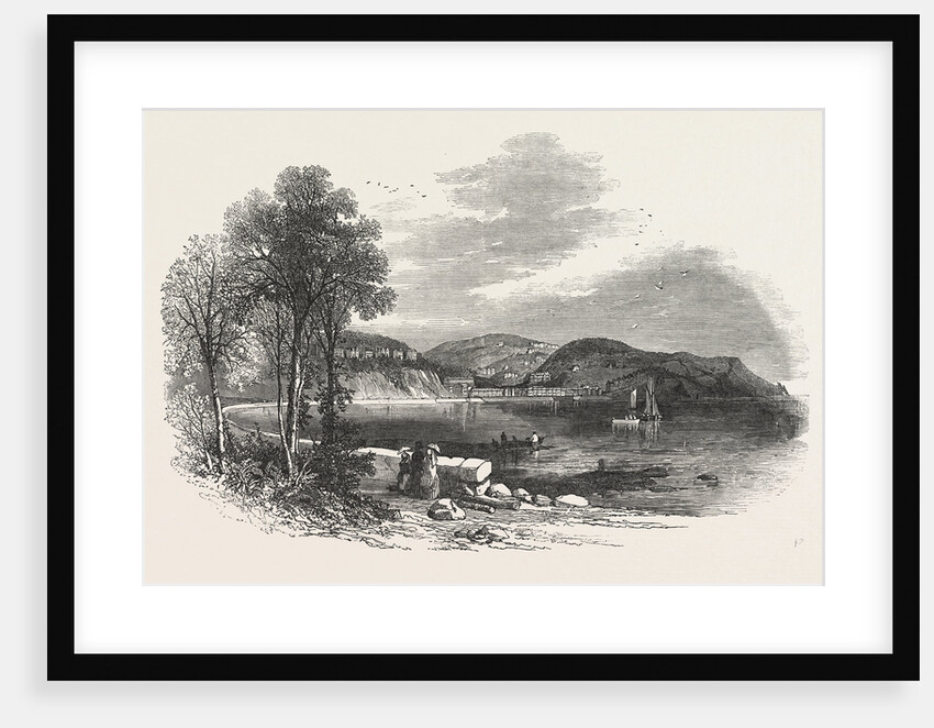 Watering Places of England. Torquay, from the Road to Dartmouth, 1850 by Anonymous