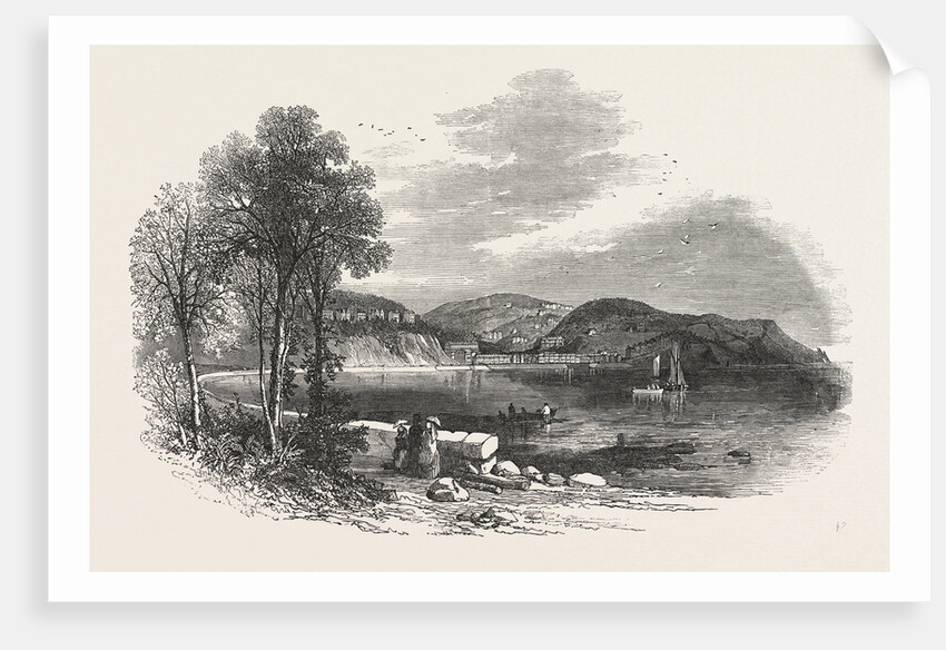 Watering Places of England. Torquay, from the Road to Dartmouth, 1850 by Anonymous