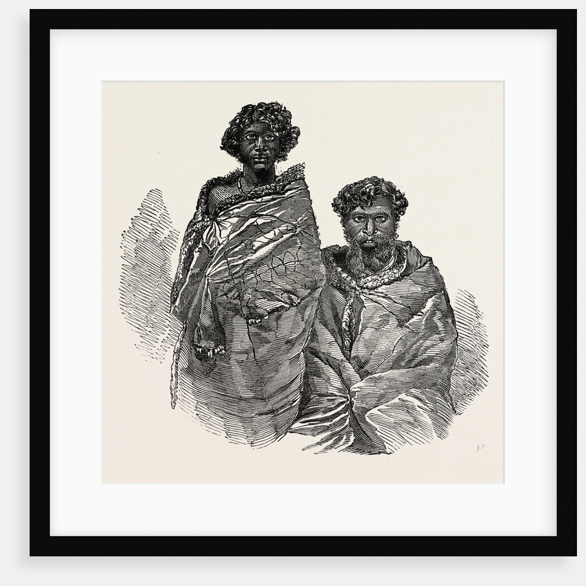 Aboriginal Australians. Old and Young Man. Port Phillip, 1850 by Anonymous