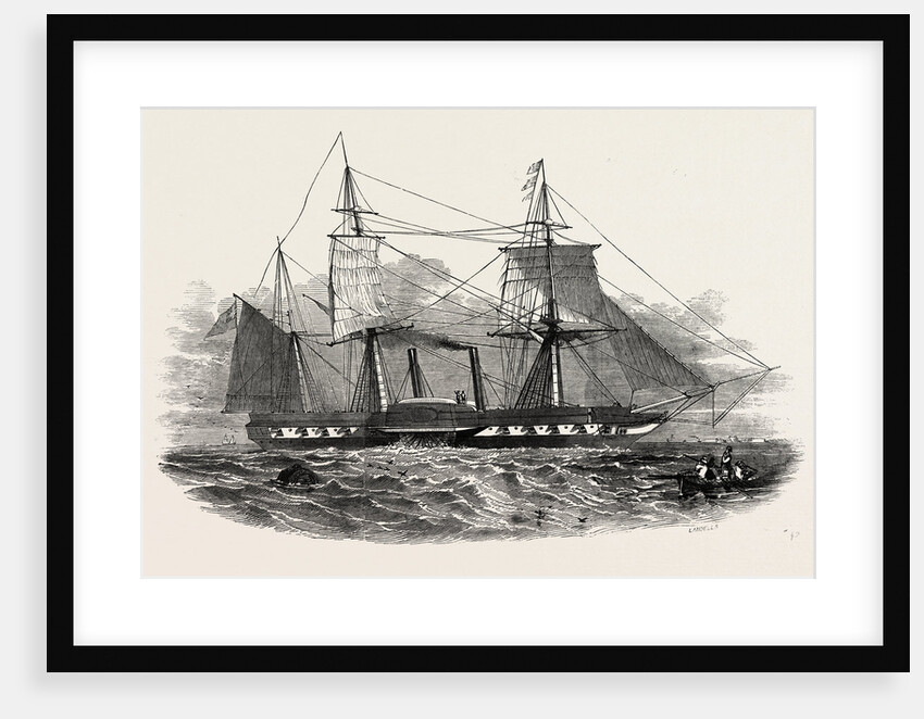 Sir Charles Napier's Steamship, Sidon. 1846 by Anonymous