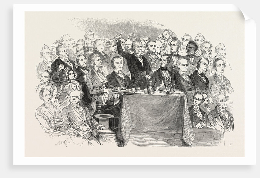 Portraits from the World Temperance Convention, at Covent Garden Theatre, London, 1846 by Anonymous