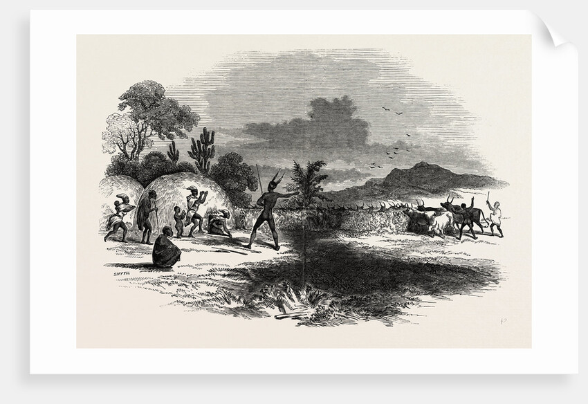 Scene in Kaffirland, May 1, 1846 by Anonymous