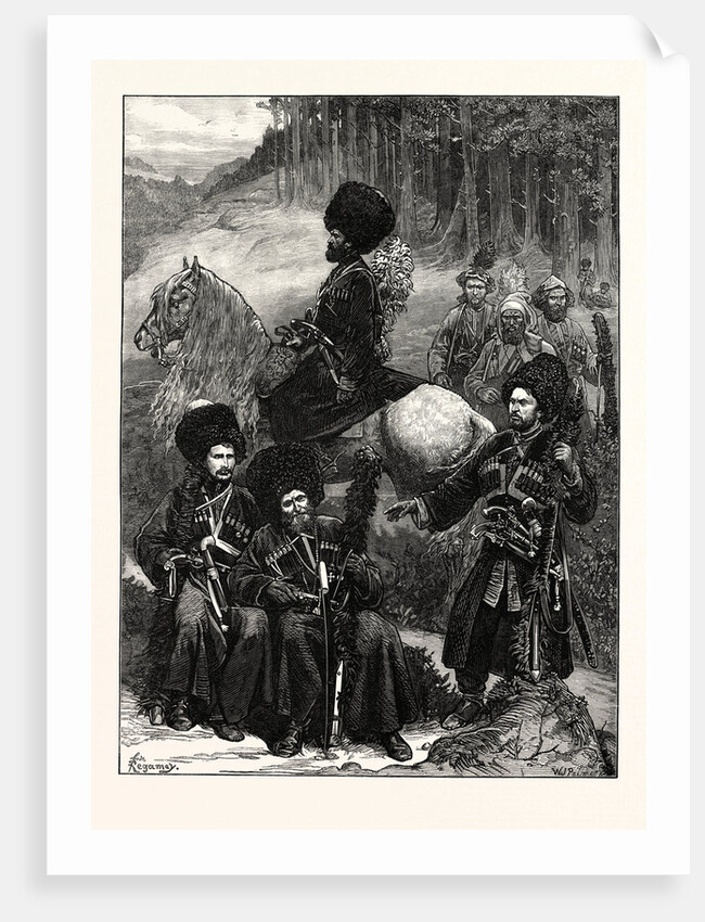 Natives of the Caucasus, North of Mingrelia, 1873 by Anonymous