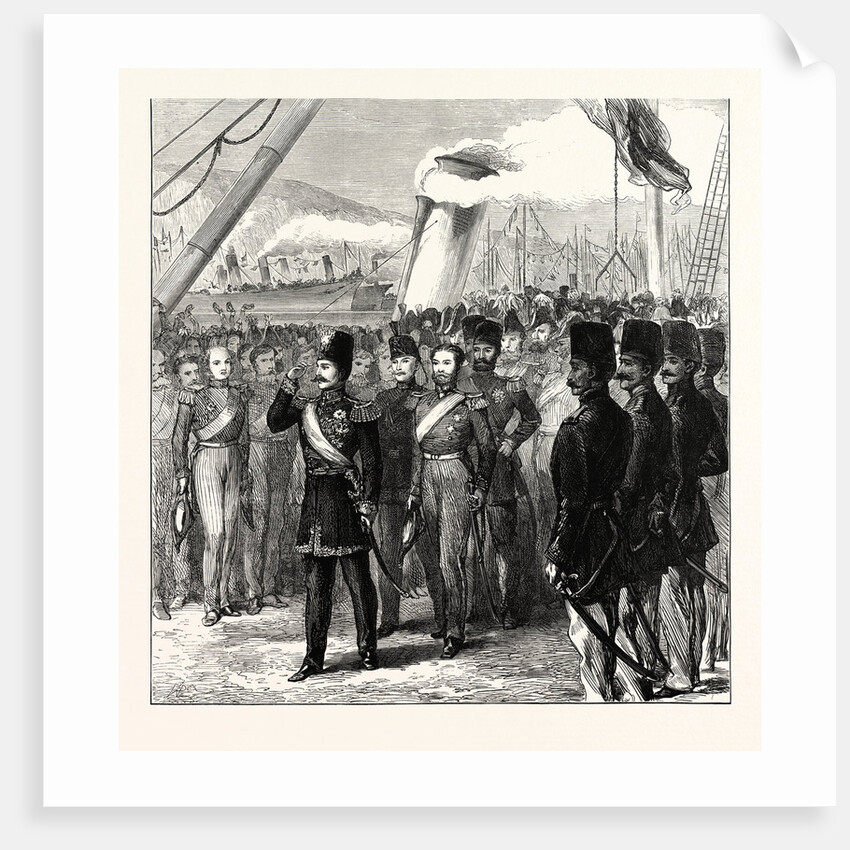 The Shah Landing at Dover, UK, 1873 by Anonymous