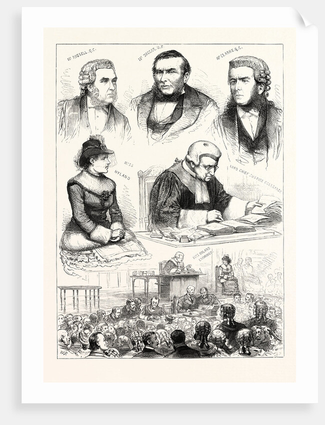 Sketches in the Royal Courts of Justice: An Interesting Trial by Anonymous