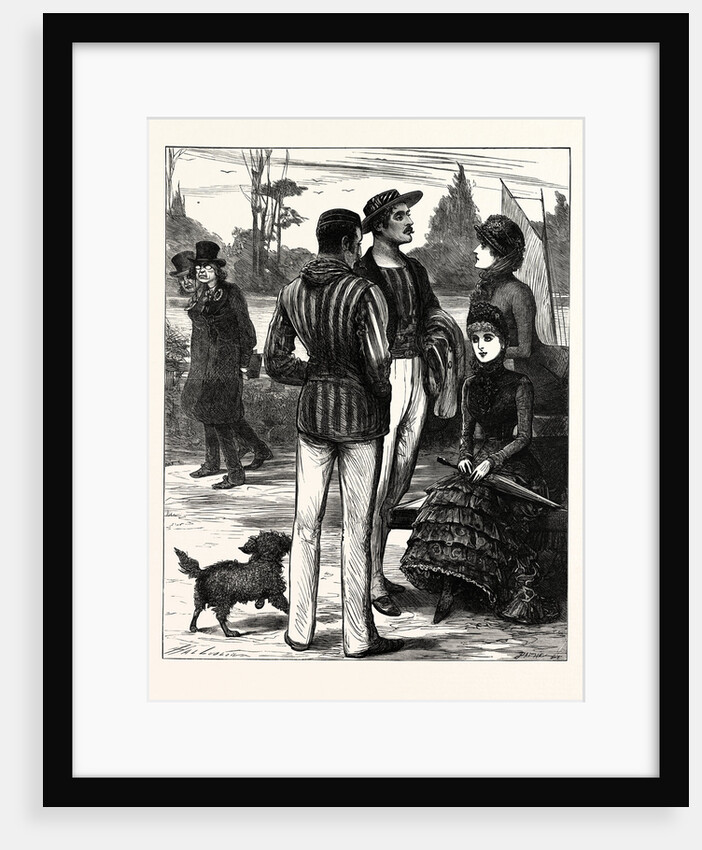 Athletics V. Aesthetics. 1883 by Anonymous