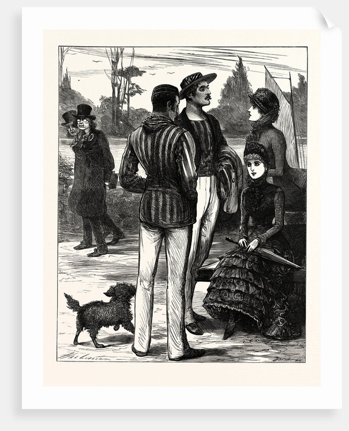 Athletics V. Aesthetics. 1883 by Anonymous