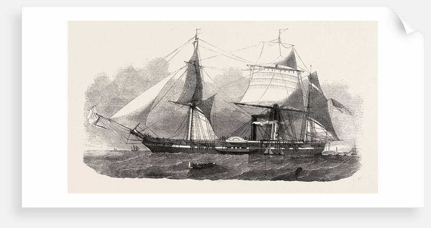 The United States Expedition to Japan: The Steam.Frigate Mississippi, United States Navy, 1853 by Anonymous