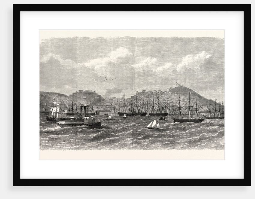 San Francisco, California, from the Bay, United States of America, 1868 by Anonymous