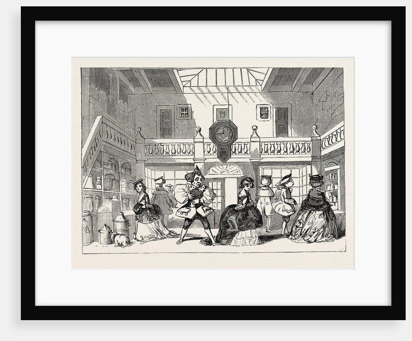 Christmas Pantomimes: Drury Lane. Scene from the Pantomime of Harlequin Hogarth by Anonymous