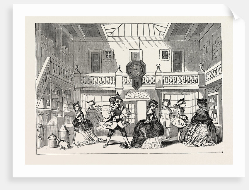 Christmas Pantomimes: Drury Lane. Scene from the Pantomime of Harlequin Hogarth by Anonymous