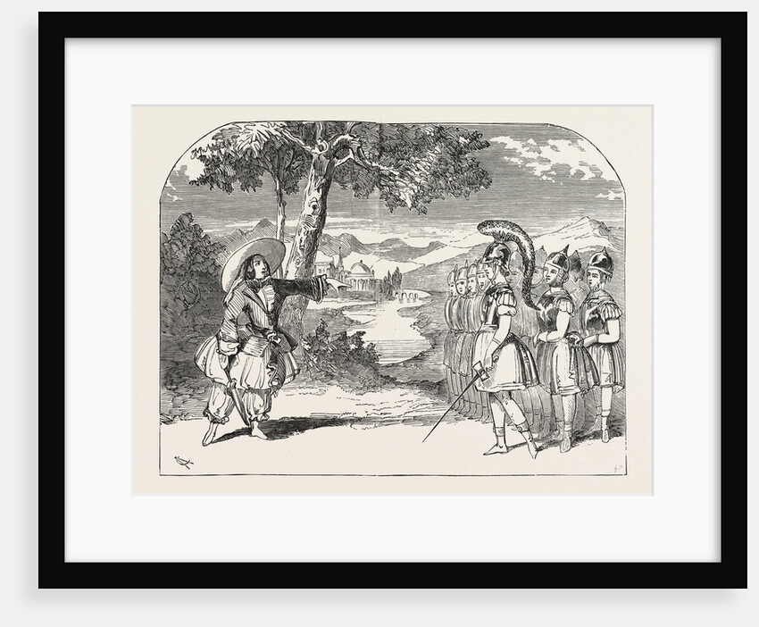 Christmas Pantomimes: Haymarket. Scene from the Fairy Burlesque of the Princess Radiant by Anonymous