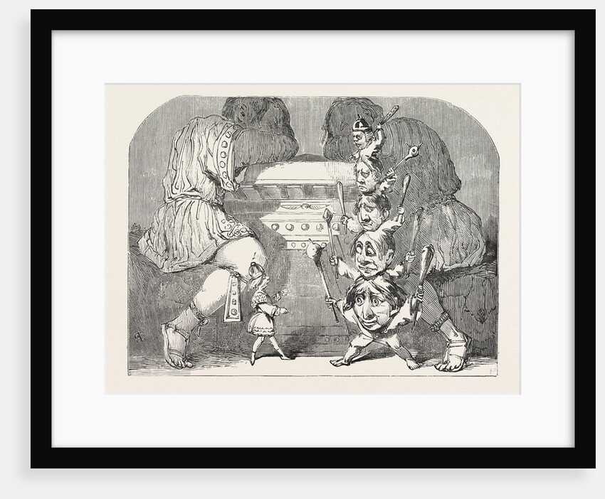 Christmas Pantomimes: Sadler's Wells. Scene from the Pantomime of Harlequin and the Yellow Dwarf by Anonymous