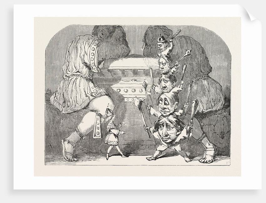 Christmas Pantomimes: Sadler's Wells. Scene from the Pantomime of Harlequin and the Yellow Dwarf by Anonymous