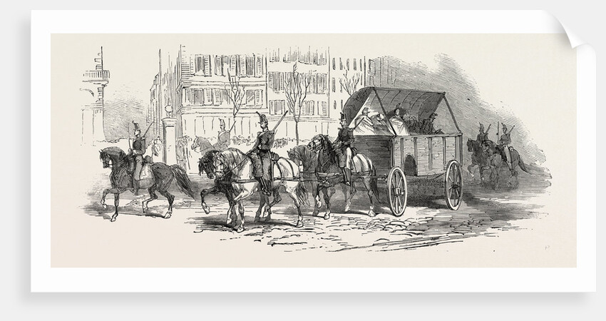 The Revolution in France: Waggon for the Wounded, 1851 by Anonymous