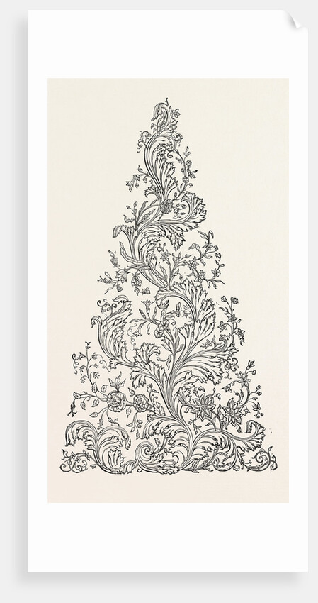 Worked Muslin Dress. 1851 by Anonymous