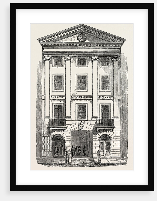 Middle Temple Gate, Fleet Street, London, 1861 by Anonymous