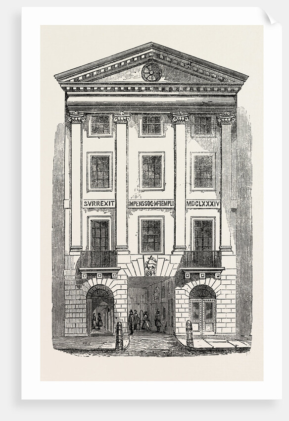 Middle Temple Gate, Fleet Street, London, 1861 by Anonymous