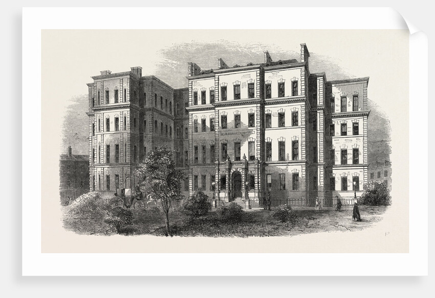 King's College Hospital, Portugal Street, Lincoln's Inn, London, 1861 by Anonymous