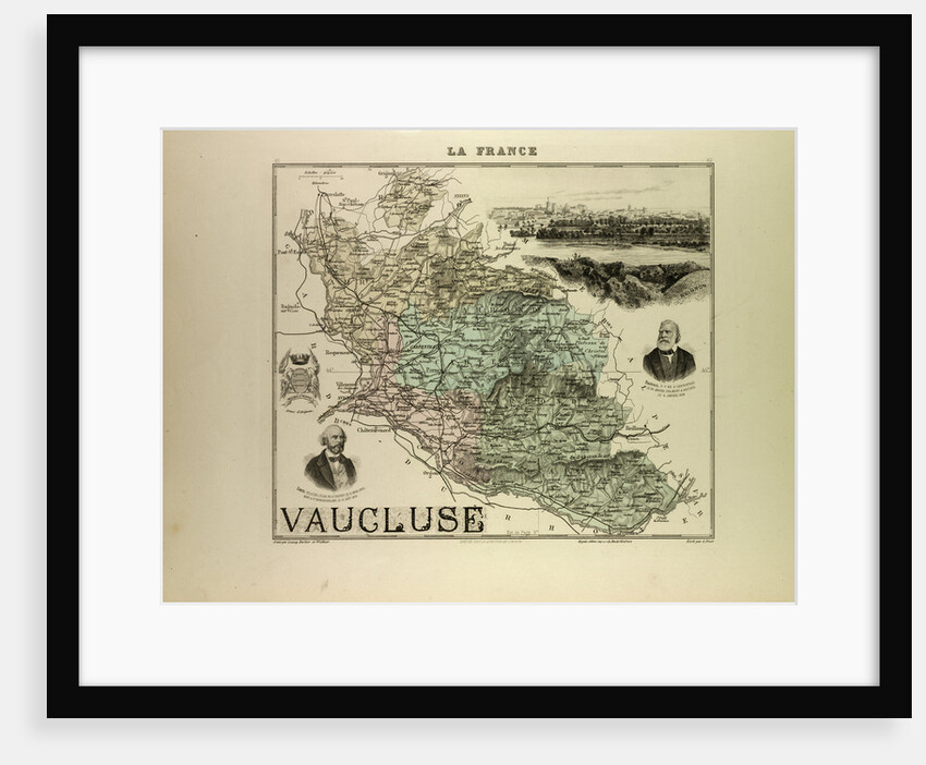 Map of Vaucluse by Anonymous