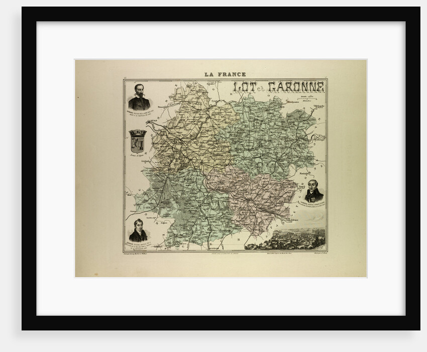 Map of Lot and Garonne by Anonymous