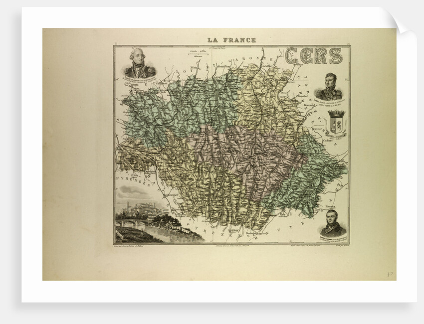 Map of Cers by Anonymous