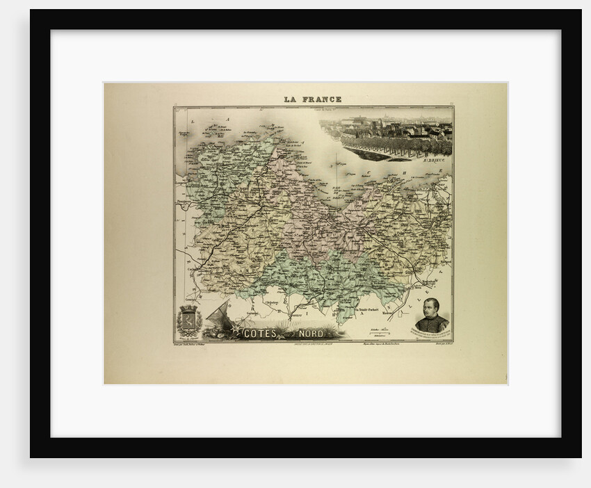 Map of Côtes Du Nord by Anonymous