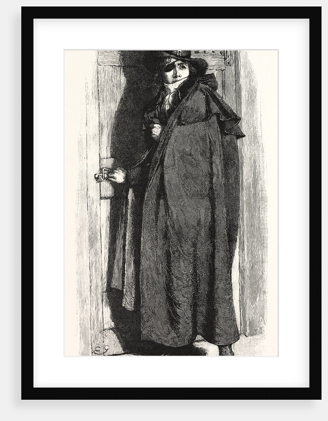 At the Door Stood a Man Wrapped in a Cloak by Anonymous