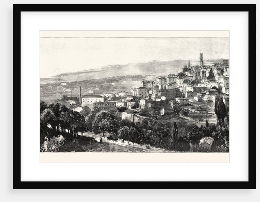 The Queen's Visit to the South of France: General View of Grasse by Anonymous