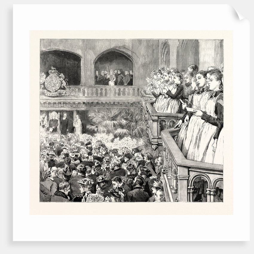 The Prince and Princess of Wales at the Opening of the Centenary Hall of the Royal Masonic Institution for Girls Battersea by Anonymous