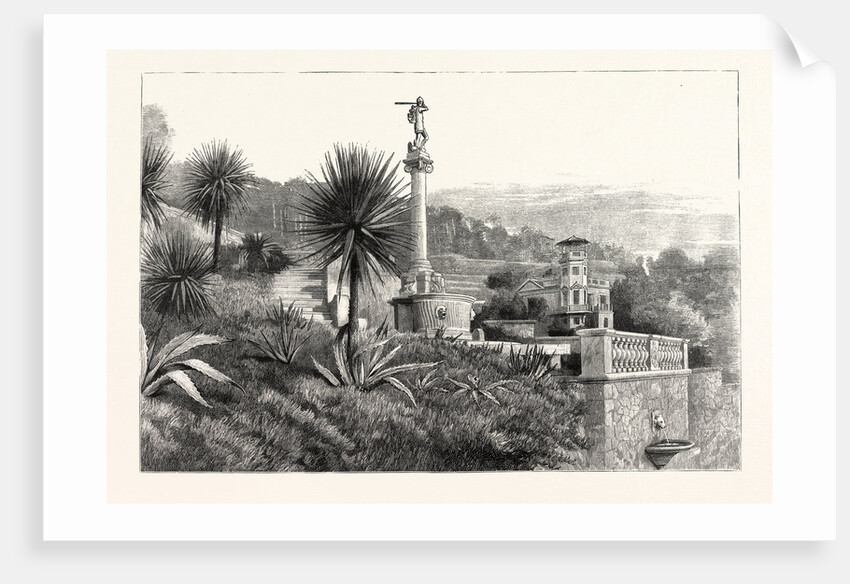 Monument to the Late Duke of Albany in the Grounds of the Villa Nevada Cannes by Anonymous