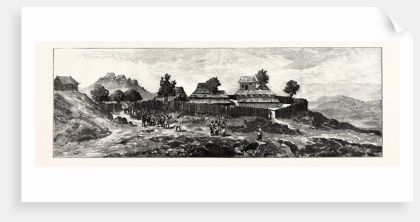 The Stockade at Kohima Between which Place and Manipur the Goorkhas Were Surrounded by Anonymous