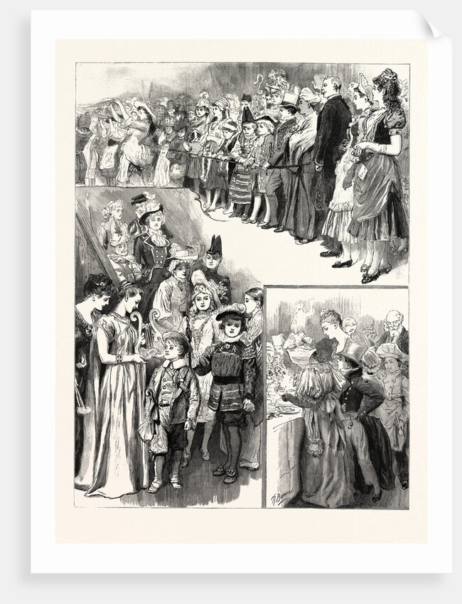 The Juvenile Fancy Dress Ball at the Mansion House UK by Anonymous