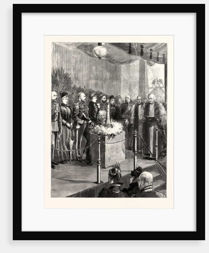 The Opening of the Royal Naval Exhibition by the Prince and Princess of Wales by Anonymous