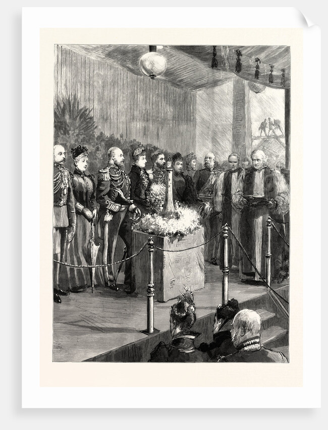 The Opening of the Royal Naval Exhibition by the Prince and Princess of Wales by Anonymous