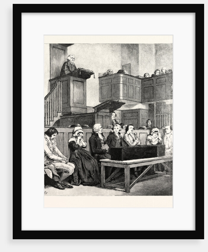 The Middle of the Pew is Taken Up by a Black Coffin by Anonymous