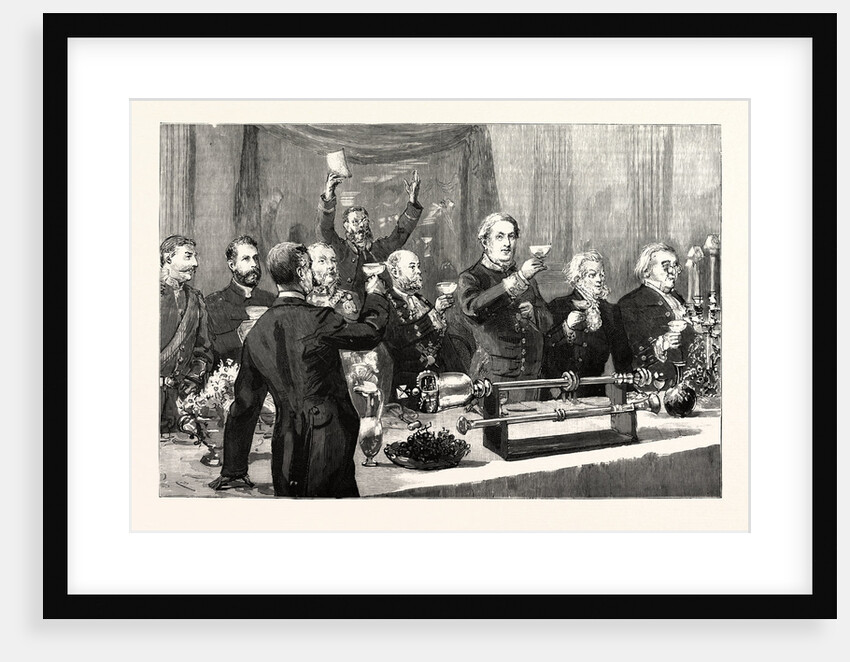 The Queen's Visit to Derby: Drinking Her Majesty's Health at the Banquet Given by the Mayor (Sir Alfred Haslam) at the Midland Hotel by Anonymous