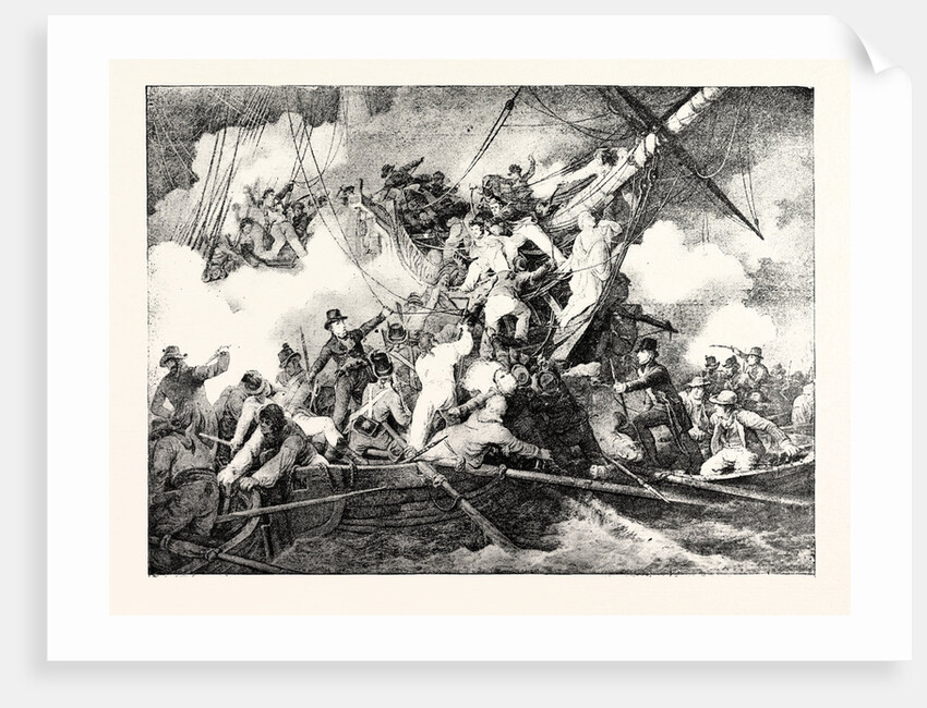 Cutting Out the French Corvette from the Bay of Camaret by Anonymous