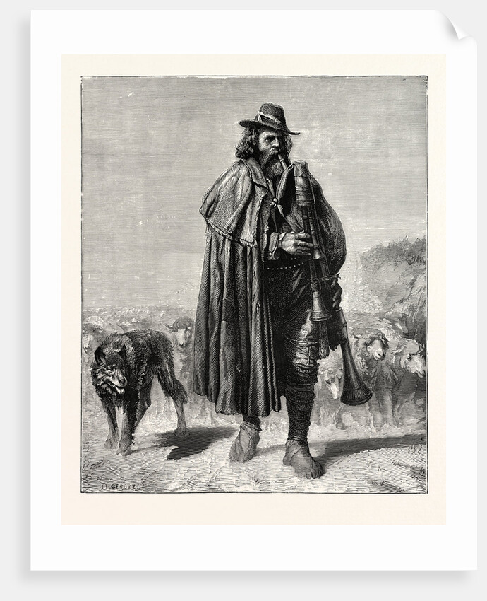 Shepherd of the Campagna by Anonymous