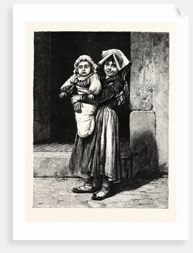 Peasant Children of the Campagna by Anonymous