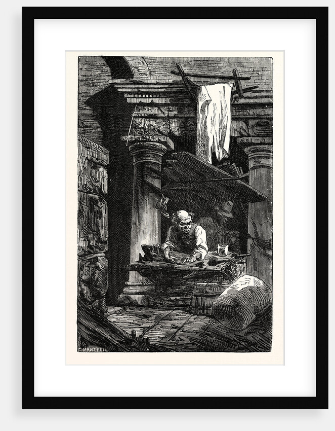 In the Temple of Augustus. Rome Italy by Anonymous