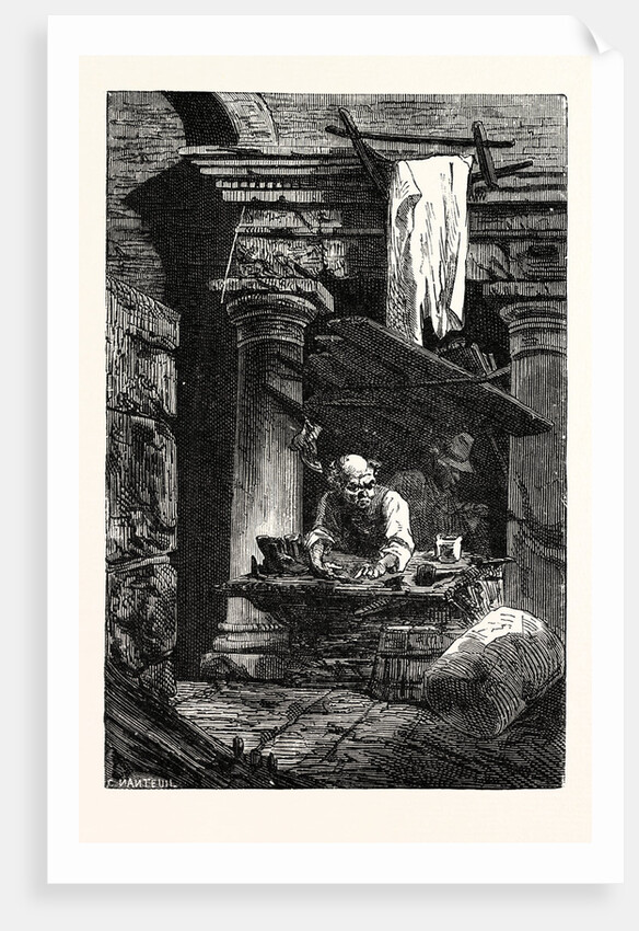 In the Temple of Augustus. Rome Italy by Anonymous