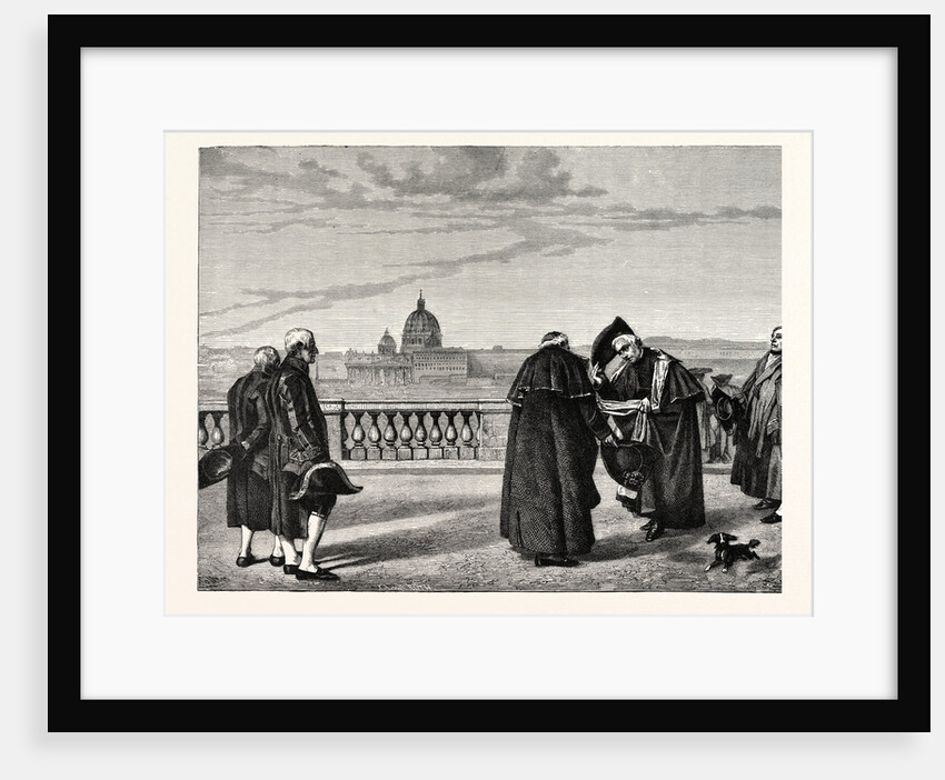 On the Pincian with St. Peter's in the Distance by Anonymous